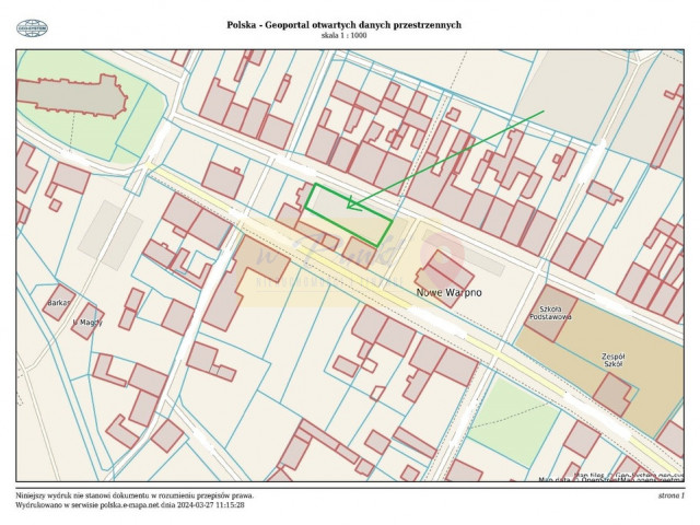 Działka Sprzedaż Nowe Warpno