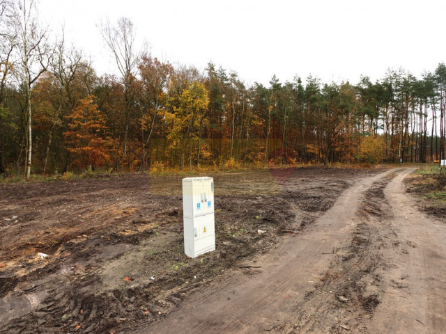 DZIAŁKA BUDOWLANA Z MEDIAMI POD LASEM GOLENIÓW