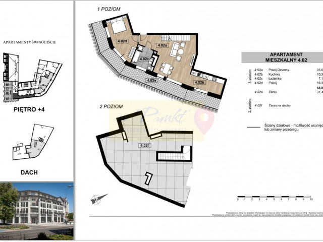 Wyjątkowy apartament inwestycyjny, taras na dachu