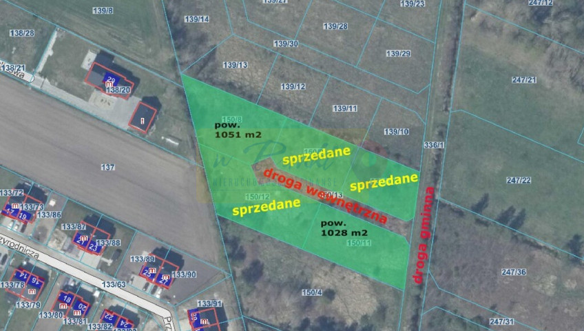 Działka Sprzedaż Białuń