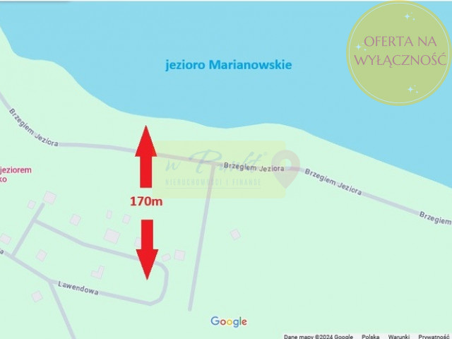 Działka w Marianowie / jezioro Marianowskie