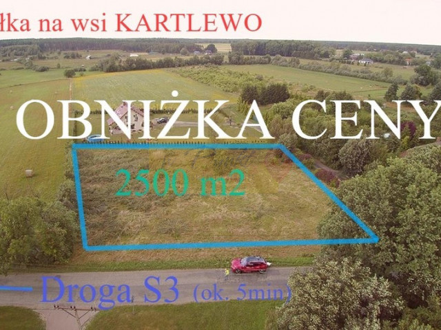 Przybiernów/Kartlewo działka z w/z na sprzedaż